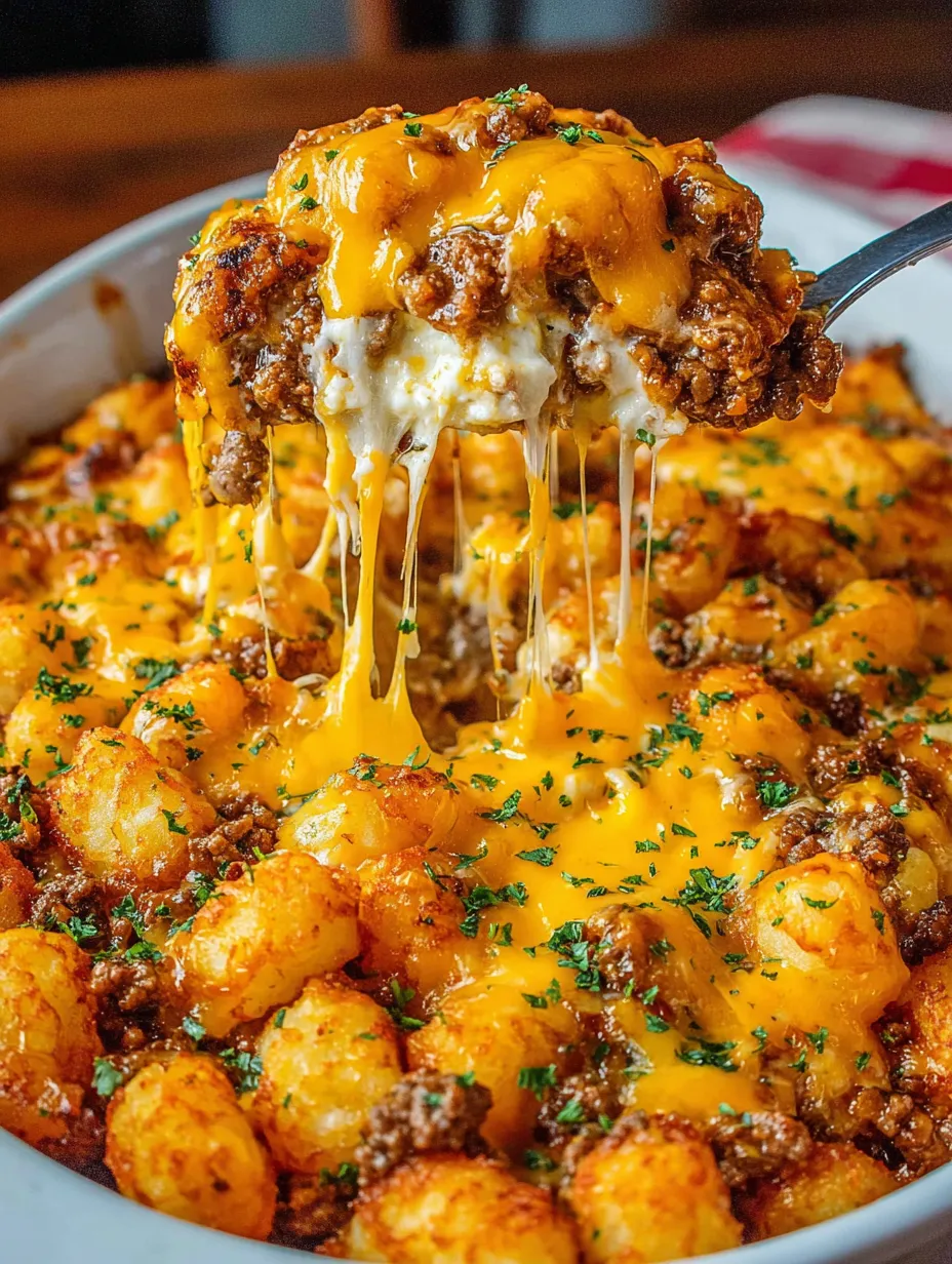 A bowl of gooey cheese and potato pasta, fork ready to dig in.
