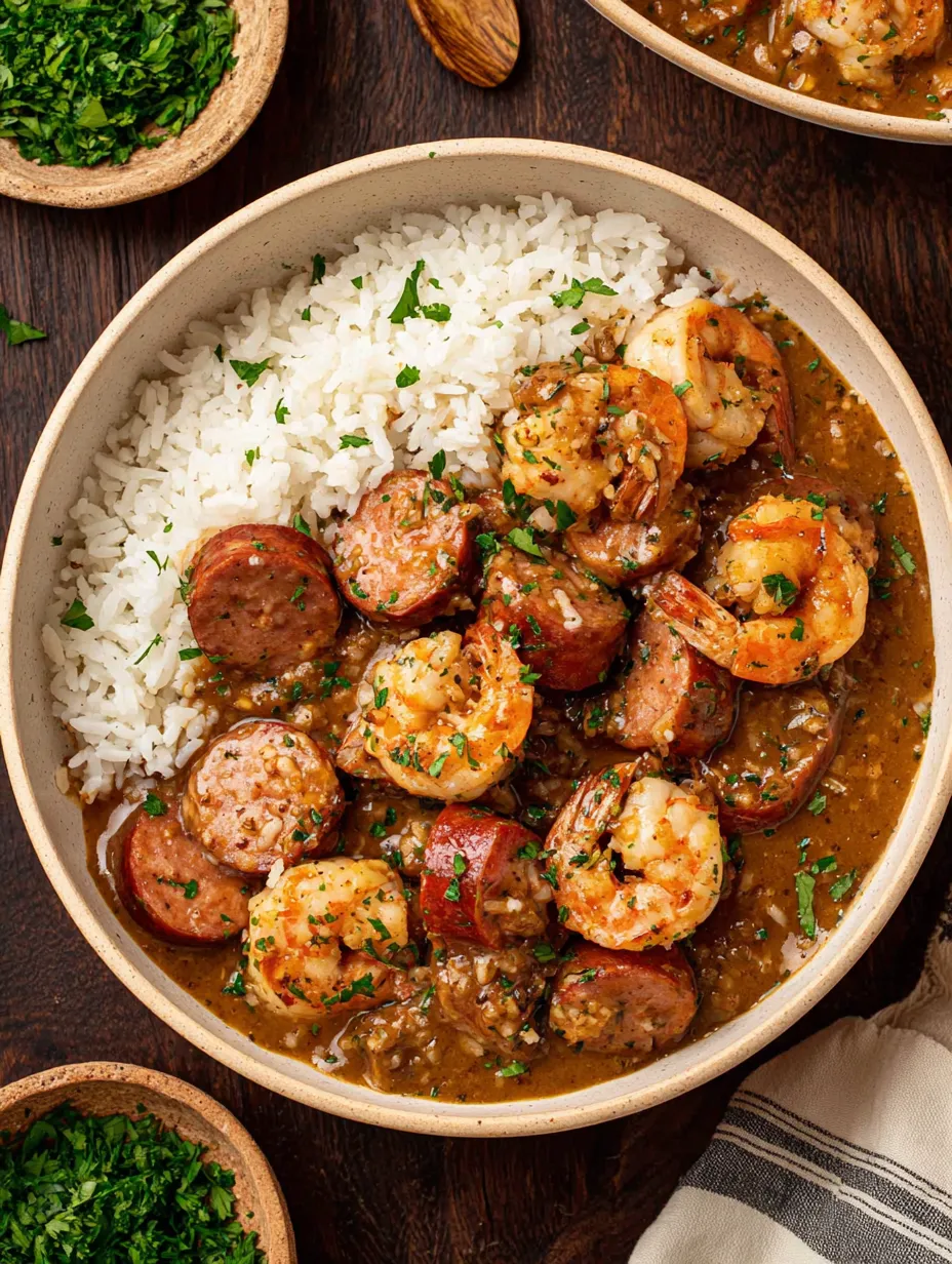 A big white mug filled with rice, shrimp, and tomatoes all together.