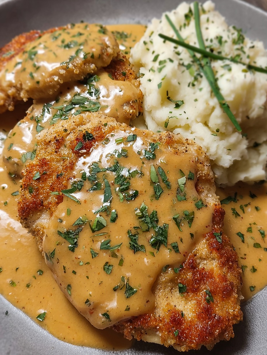 A platter of grilled chicken pieces in the center with a flavorful sauce and fresh herbs around them.