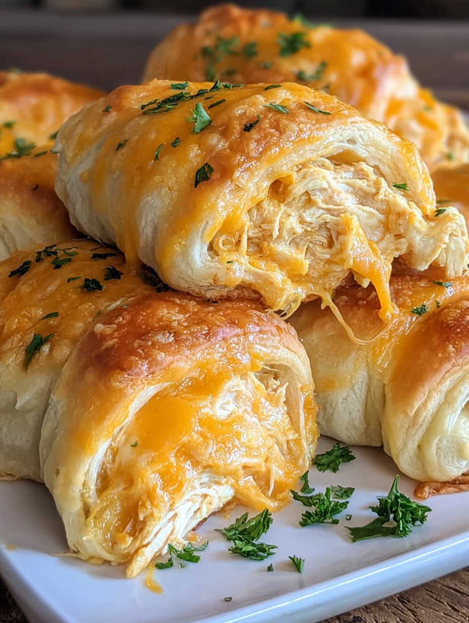 A platter of freshly made sandwiches topped with cheese and onions.