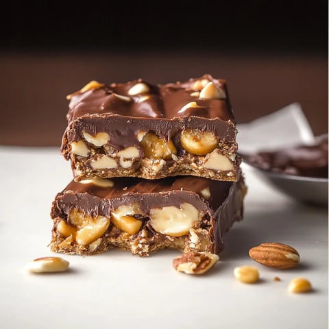 Easy Snickers Bars