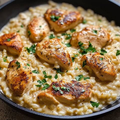 Creamy Parmesan Chicken with Rice [40 Minutes]