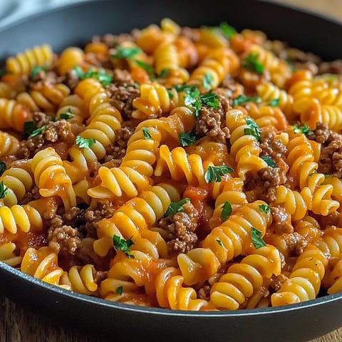 Beefy One-Pot Pasta Dish