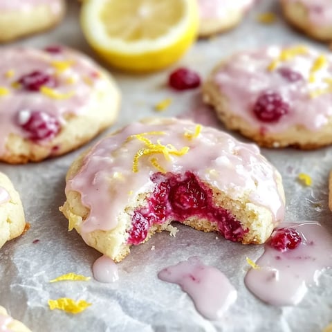 Lemon Raspberry Cookies