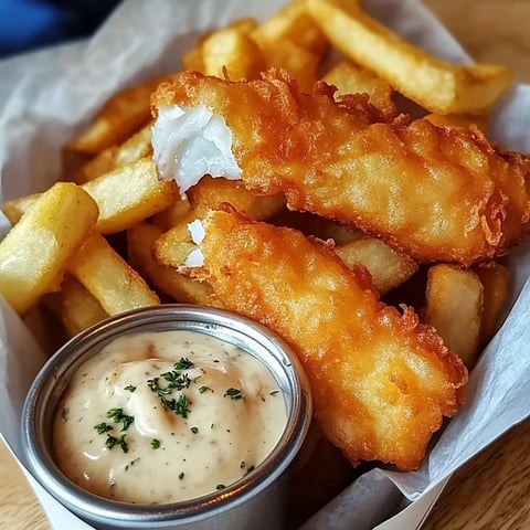 Golden Fish and Chips: Light Batter, Crispy Fries