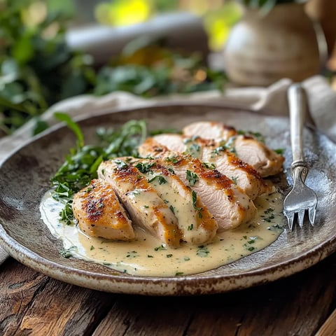 Golden Crispy Caesar-Coated Chicken