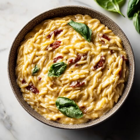 Creamy Tuscan Orzo
