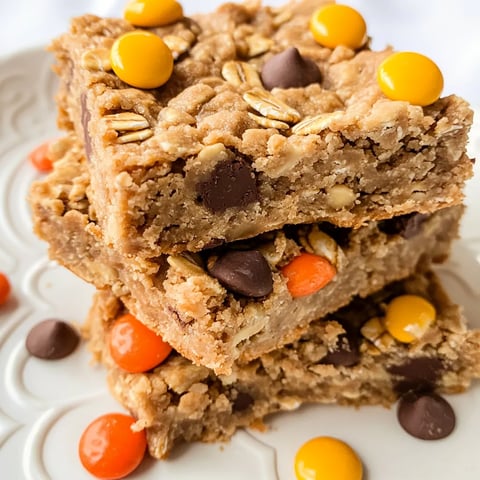 Triple PB Candy Cookie Bars
