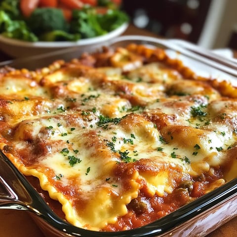 Cheesy Million Dollar Ravioli