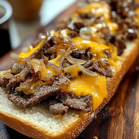 Tasty Garlic Cheesesteak Bread