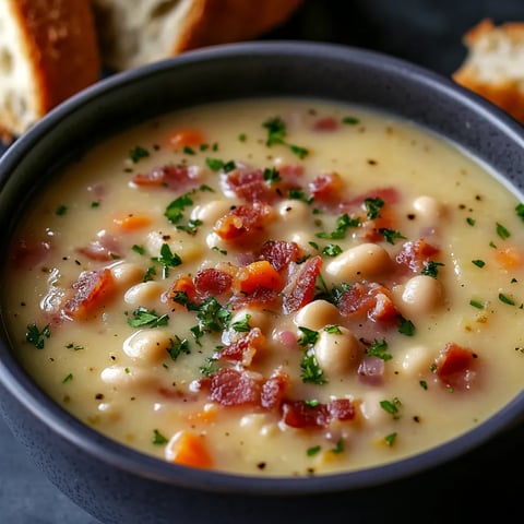 White Bean Soup with Bacon