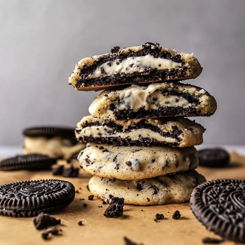 Oreo Cheesecake Cookies