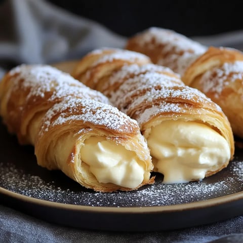 Soft Italian Cream Horns