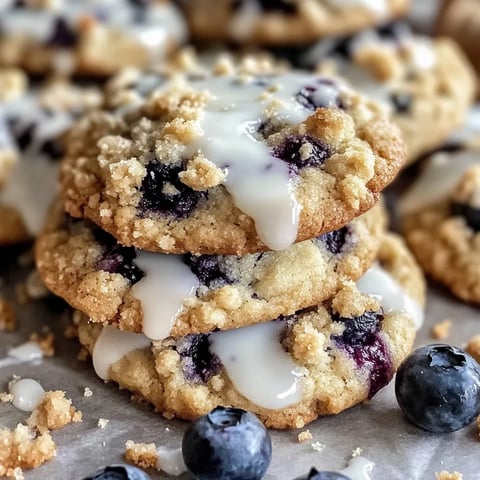 Blueberry Cookies Topped with Streusel – Ultimate Bakery Snack
