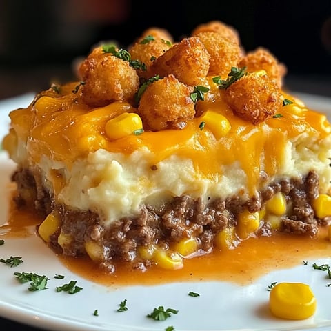 shepherd’s pie tater tot casserole