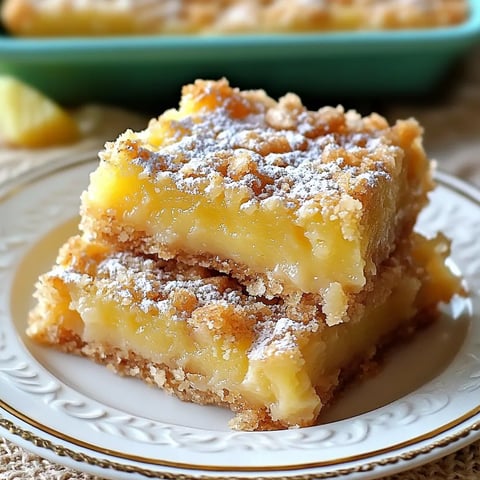 Gooey Pineapple Bars