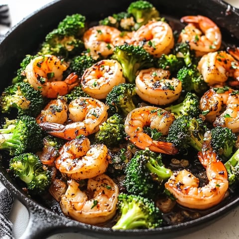 Garlic Butter Shrimp & Broccoli: a Heart-healthy Feast Dish
