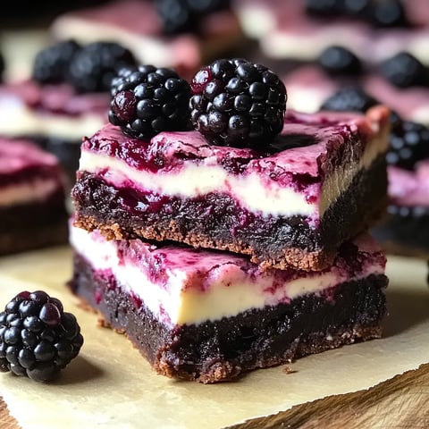 Blackberry Cream Brownies