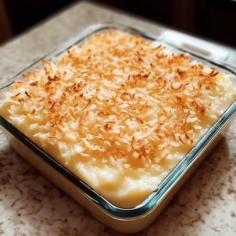 Luscious Gooey Coconut Cake with Creamy Coconut Topping