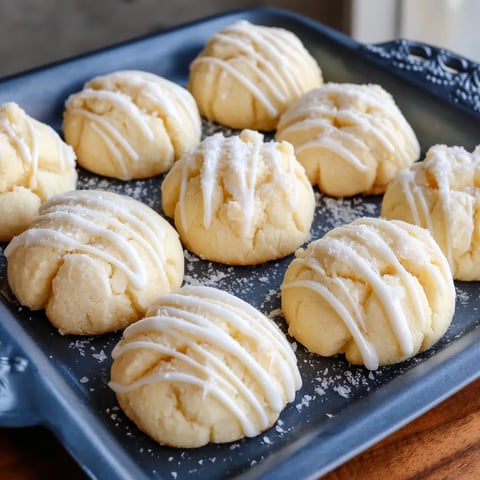 A tray of cookies with white icing.