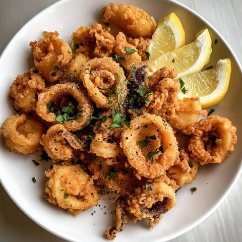 A plate of food with a lemon wedge on it.