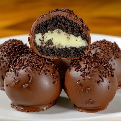 Chocolate cake with white frosting and chocolate chips.