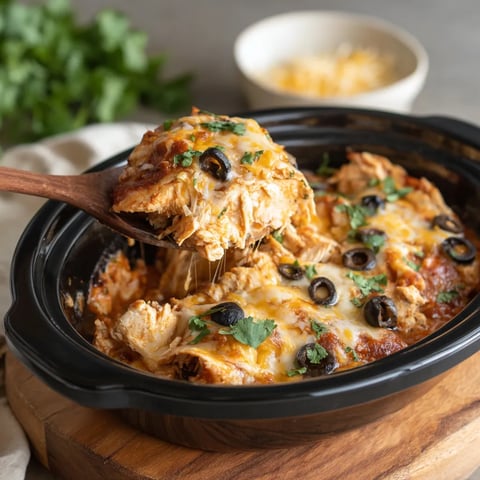 A bowl of chicken and olives.